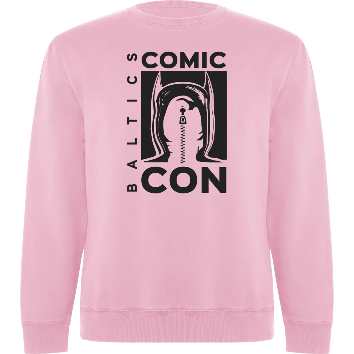 Classic Logo Sweatshirt — Pink / Black Print